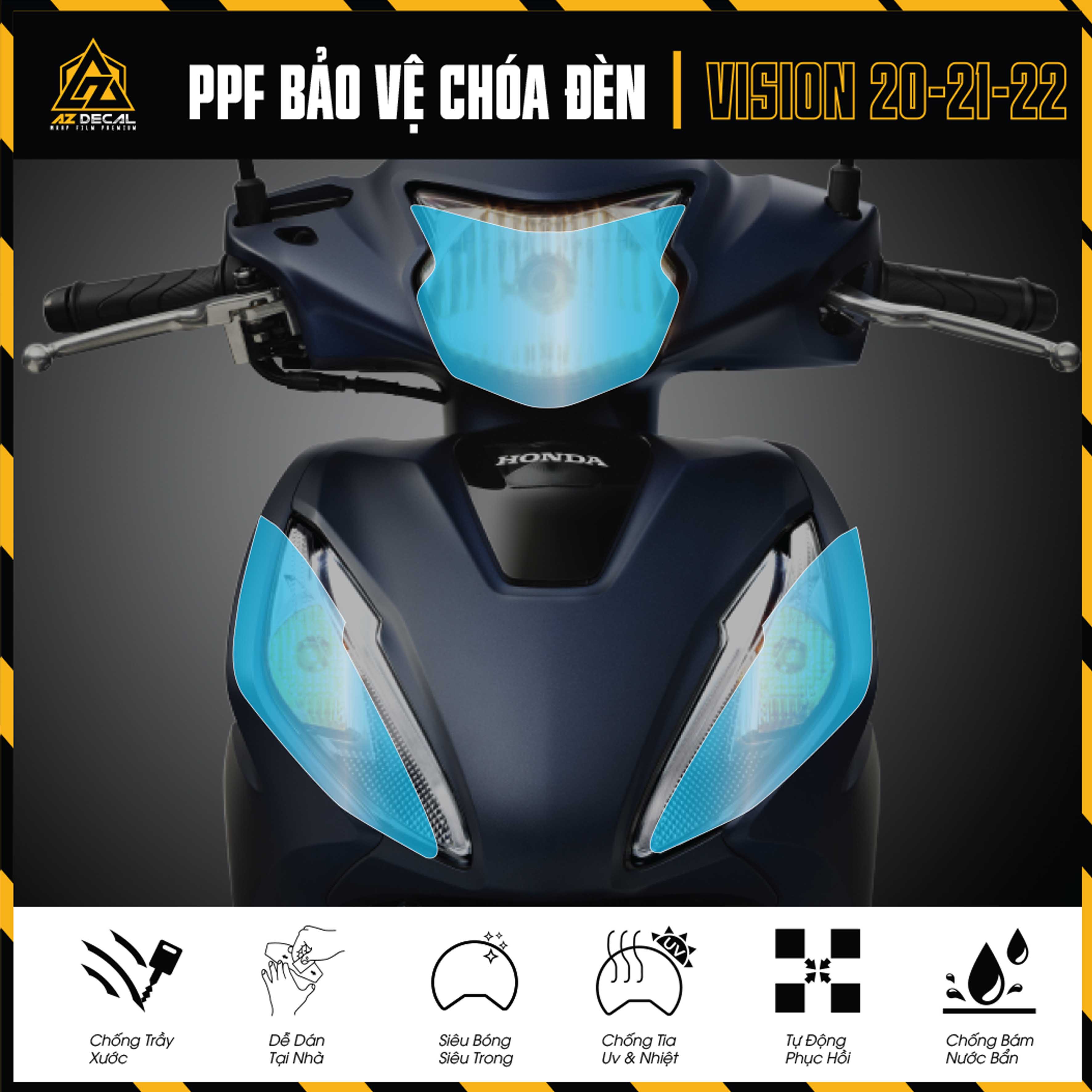 VISION 2021 ỐP TAY DẮT SAU BAGA SAU CROM QASCO Cladding Motorcyclevn #48 VISION 2021 ỐP TAY DẮT SAU BAGA SAU CROM QASCO Cladding Motorcyclevn